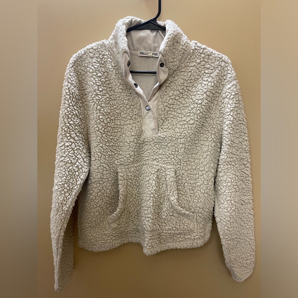 Wallflower EUC Sherpa hoodie style sweater